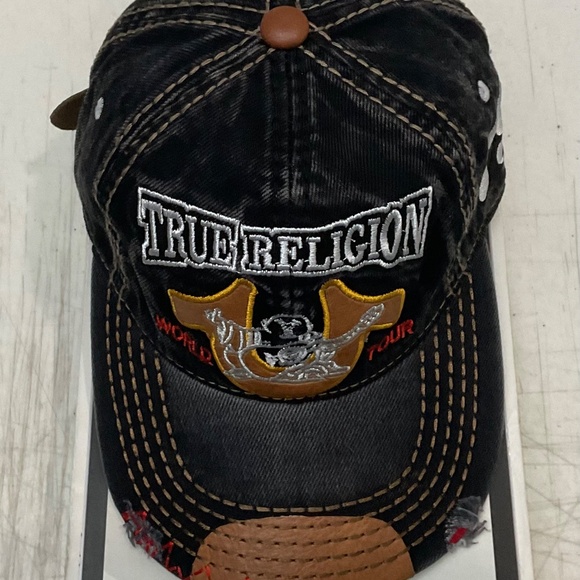 TRUE RELIGION 79 world tour Distressed hat - Picture 7 of 7